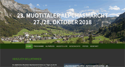Desktop Screenshot of alpkaesemarkt.ch