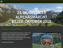 Tablet Screenshot of alpkaesemarkt.ch